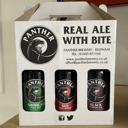 Gift pack of panther beer